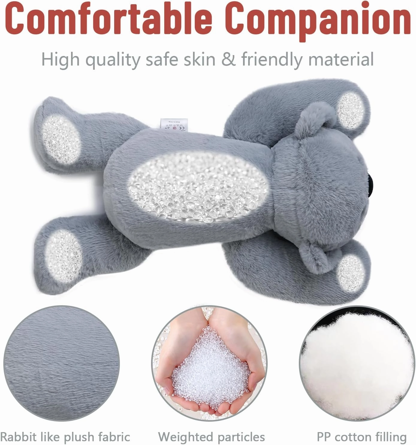 Niuniu Daddy 20" | 3.3 Pound Koala Weighted Stuffed Animals for Adults Kids, Large Stuffed Koala Pillowfort Plush Animal Toys for Baby, Big Body Pillow for Gift Present Birthday Christmas Valentine