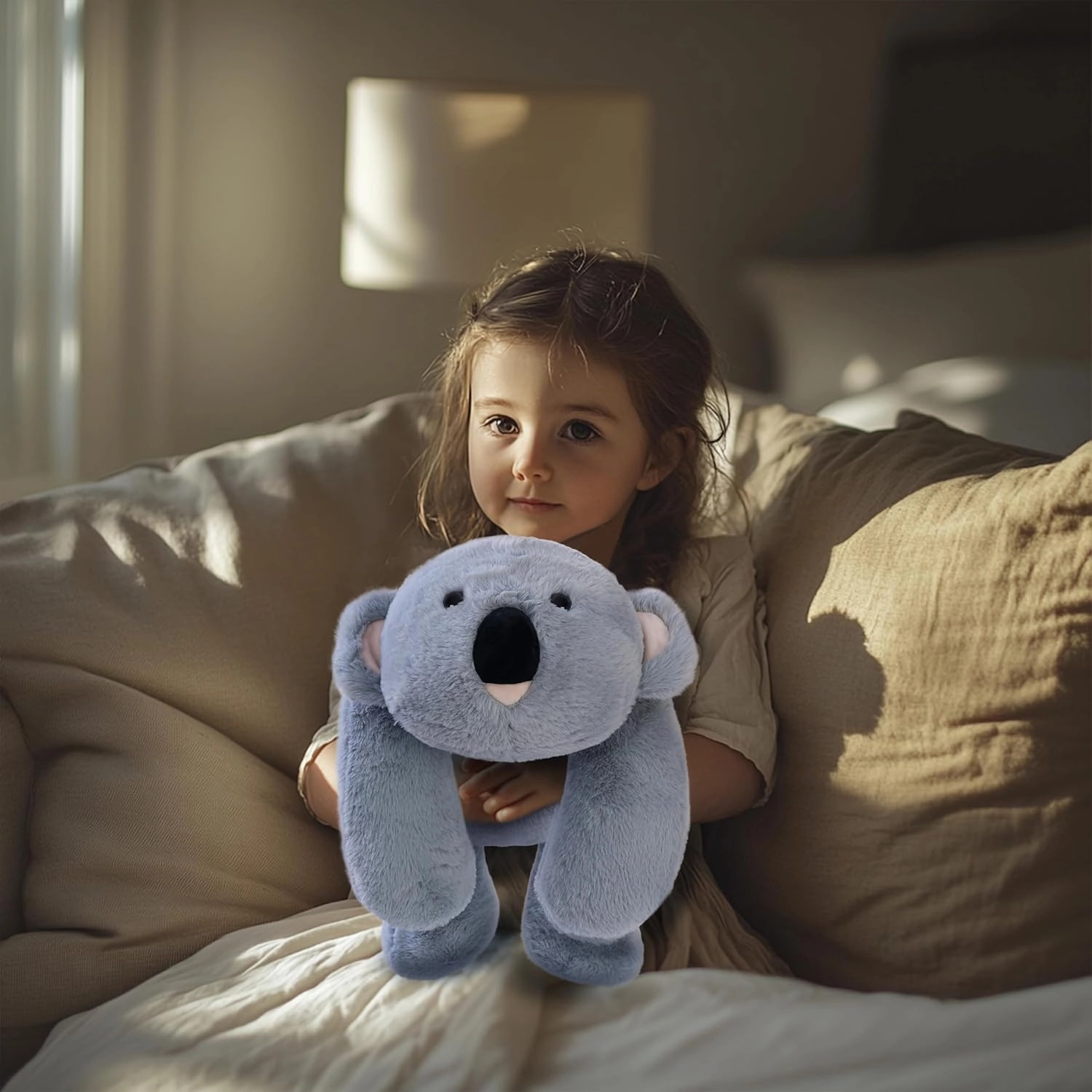 Niuniu Daddy 20" | 3.3 Pound Koala Weighted Stuffed Animals for Adults Kids, Large Stuffed Koala Pillowfort Plush Animal Toys for Baby, Big Body Pillow for Gift Present Birthday Christmas Valentine