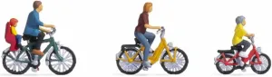 NOCH H0 Family on a Bicycle Trip 15909 Model