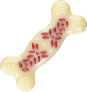 Nylabone Power Chew Action Ridges Chew Toyfor Dogs, Dog Toys for Aggressive Chewers, Bacon Flavor, X-Large - 50  lbs. (1 Count)