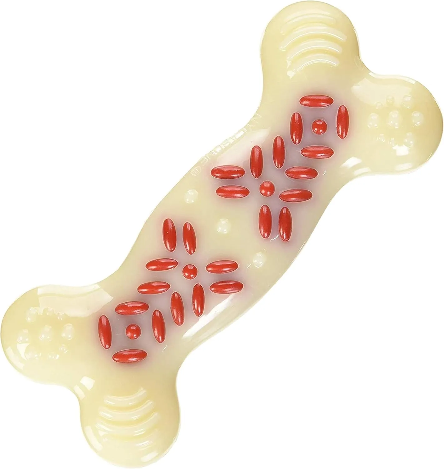 Nylabone Power Chew Action Ridges Chew Toyfor Dogs, Dog Toys for Aggressive Chewers, Bacon Flavor, X-Large - 50  lbs. (1 Count)