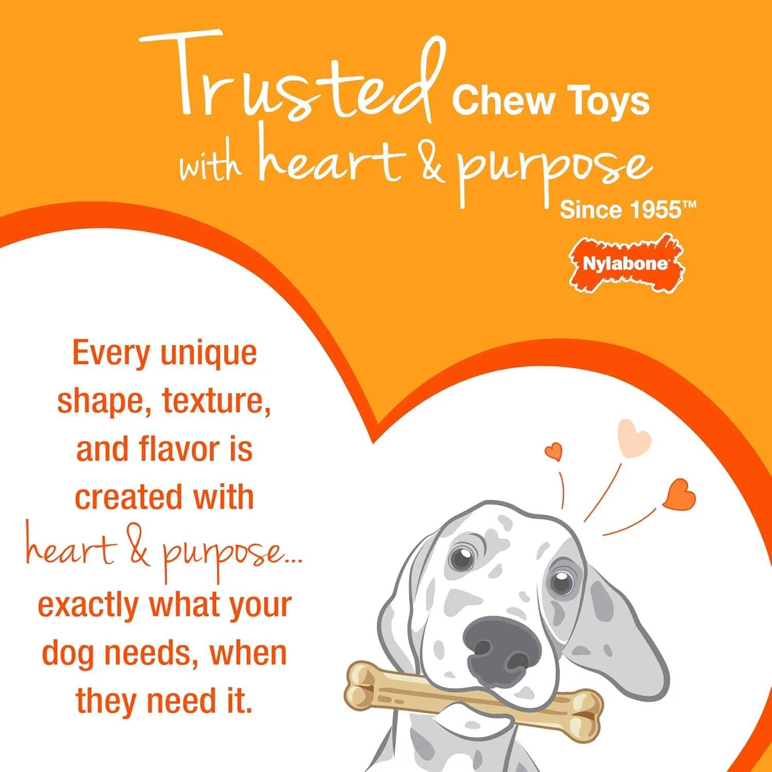 Nylabone Treatin' Cone Strong Stuffable Chew Toy for Dogs, Natural Rubber Fillable Treat Toy, Treat Dispensing Dog Toy, Bacon Flavor, X-Large - 50  lbs, 1 Count