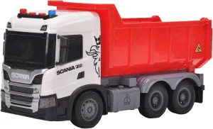 Official Licensed Scania Dump Truck Toy, Kids, Friction Powered Dump Box Toy Dump Truck with Light and Sounds, Boys & Girls Gifts