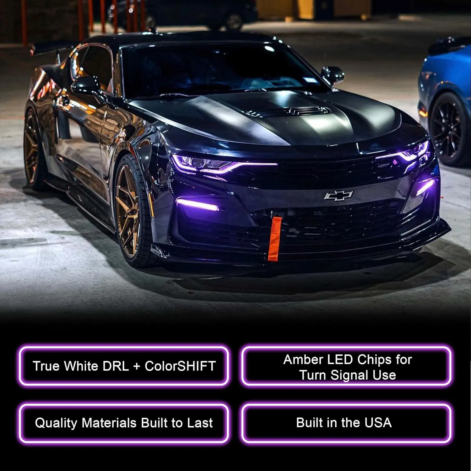 ORACLE LIGHTING ColorSHIFT RGBW A Headlight DRL Upgrade Kit | 2019-2023 Chevy Camaro SS/RS, 1 DRL Pair, Part # 1419-330