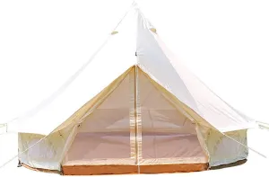 Outdoor Camping Tent, 5-6 Person Tent, Outdoor Waterproof Cotton Canvas, Family Camping Bell Tent, Easy Set Up for Camp Backpacking Hiking Outdoor Interesting