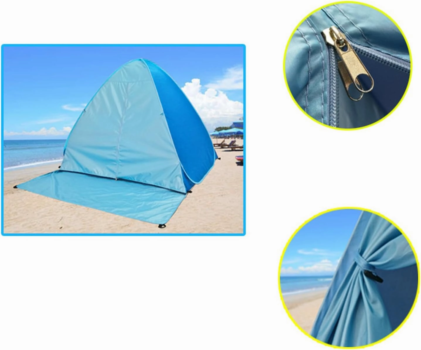 Outdoor Automatic Quick Open Tent Waterproofs Camping Tent Portable Beach Tent for Outdoor Travel Hiking Backpacking