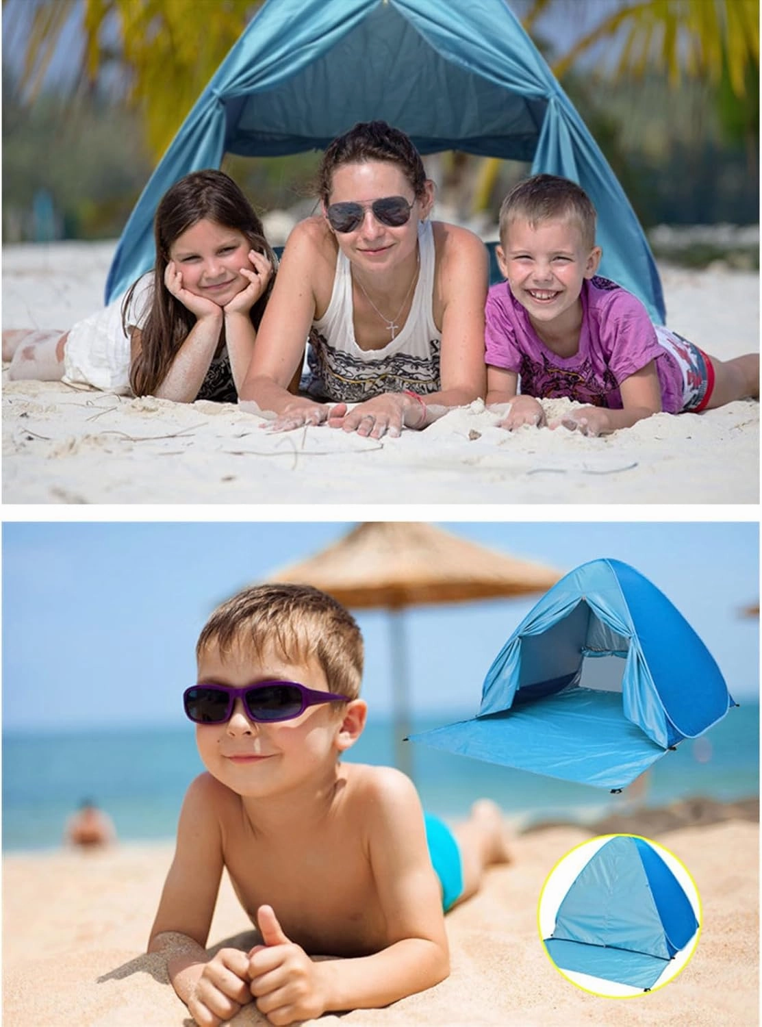 Outdoor Automatic Quick Open Tent Waterproofs Camping Tent Portable Beach Tent for Outdoor Travel Hiking Backpacking
