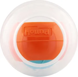 Outward Hound Nina Ottosson Topsy Treat Ball Dog Puzzle Interactive Treat Puzzle Dog Enrichment Dog Toy, Level 1 Beginner, Orange