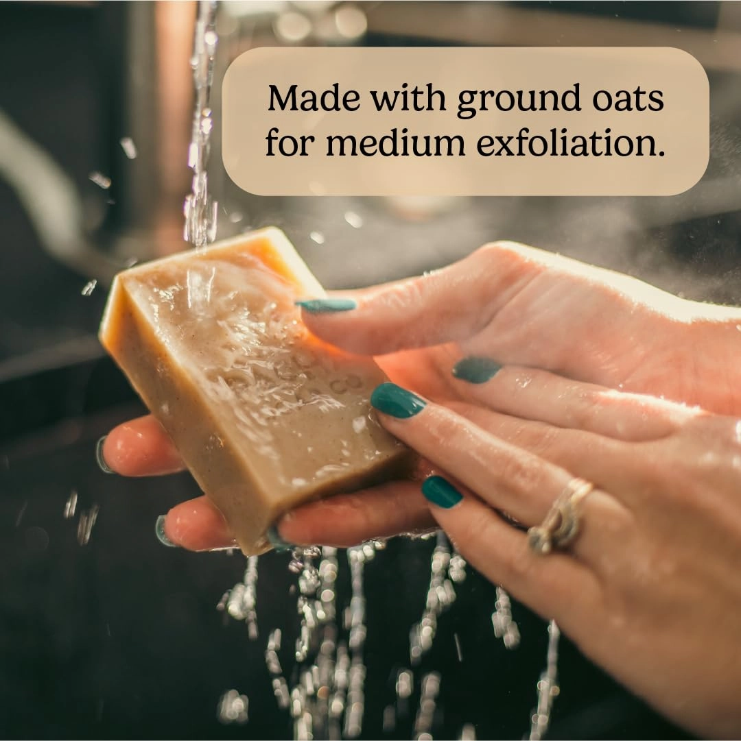 Pacha Earthy Clean Bar Soap 3 Pack | Premium, Handcrafted, Hydrating | Natural Face Wash, Hand Cleanser, Body Wash | Soothing Essential Oils, 4 oz