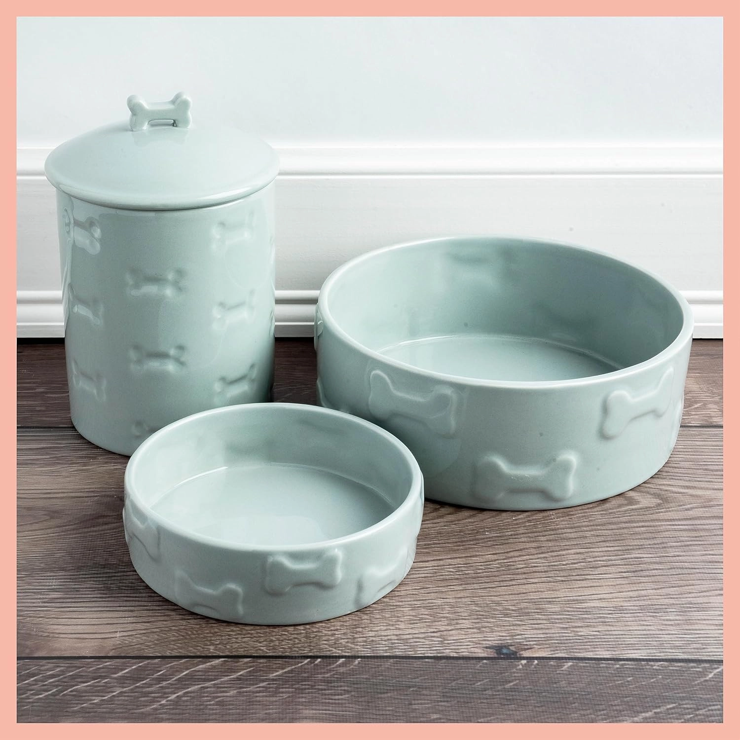 Park Life Designs Pet Bowl | Manor (Medium, White)