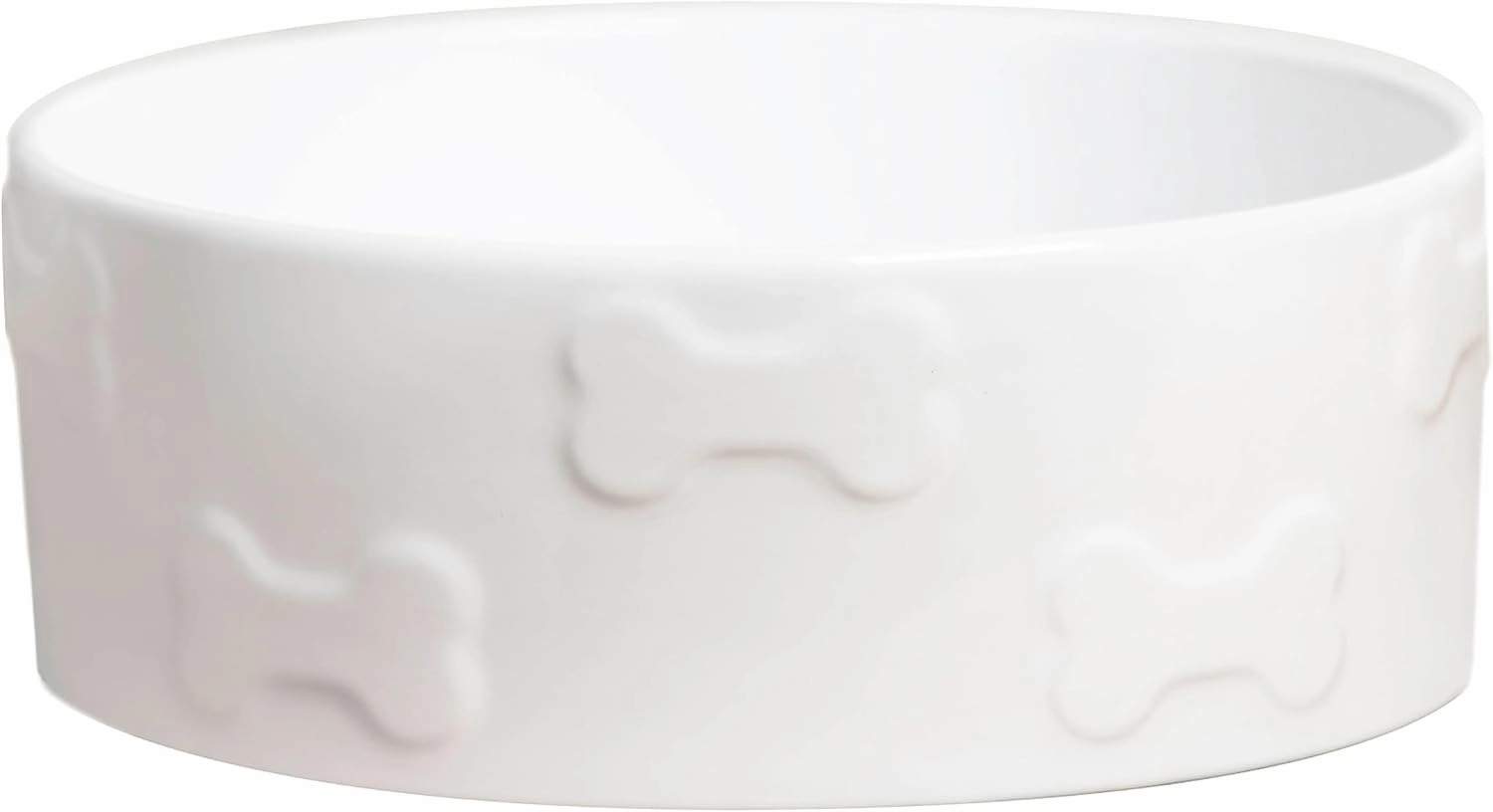 Park Life Designs Pet Bowl | Manor (Medium, White)