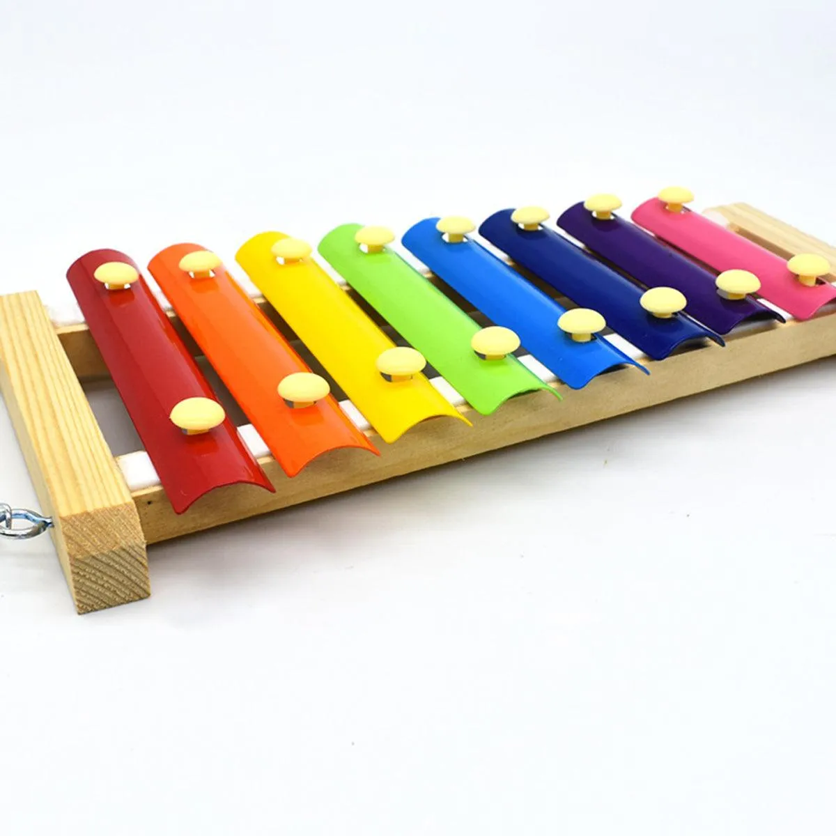 Parrot Entertainment Center with Chicken Rattle Piano Bird Play Toys 7 Tones