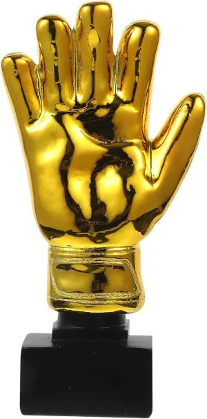 PartyKindom Trophy for Goalkeepers - Soccer Trophy Award with Resin Base - for Soccer Matches Competitions and Celebrating Achievements Ideal for Schools and