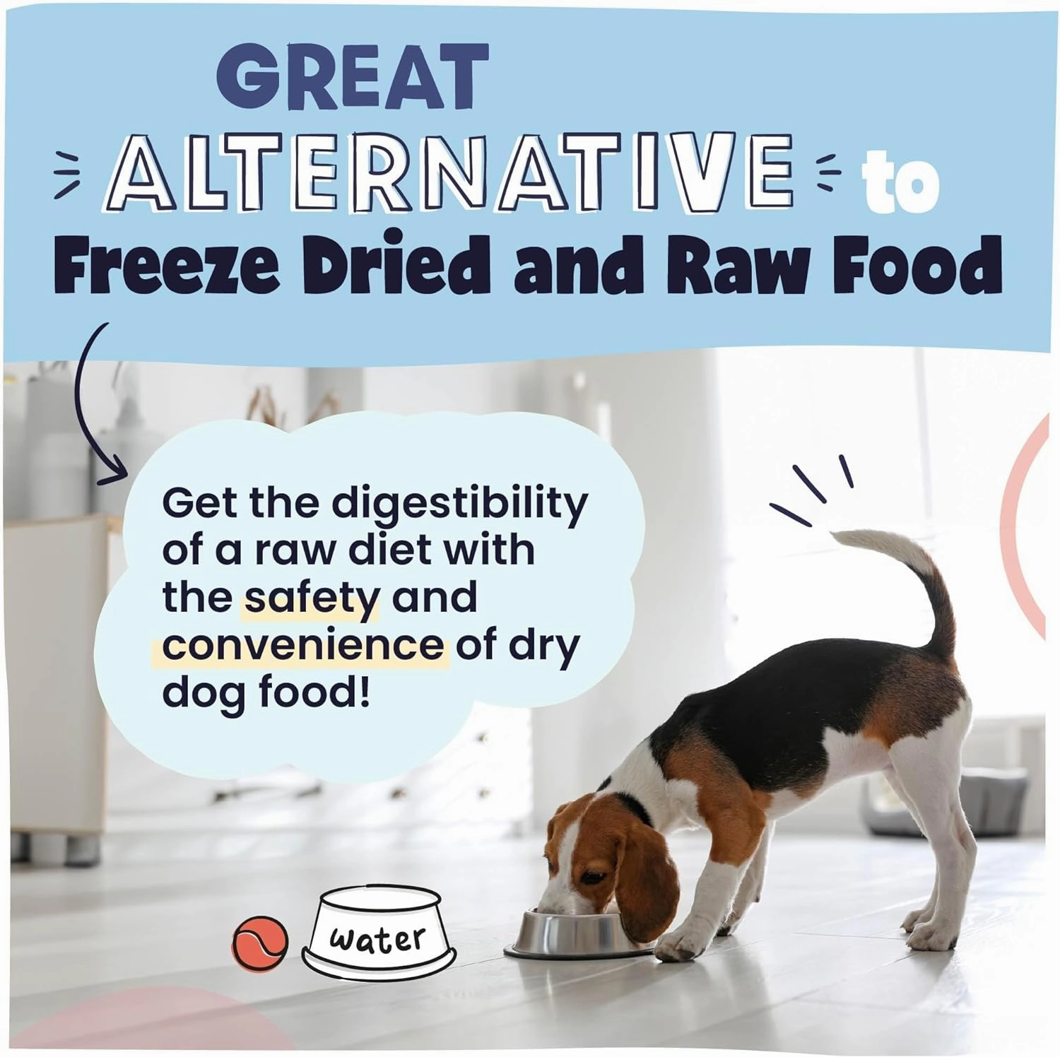 Pawstruck Air Dried Dog Food with Real Beef, Grain-Free, Made in USA, Non-GMO & Vet Recommended, High Protein Limited Ingredient Full-Feed for All Breeds & Ages, 2lb Bag