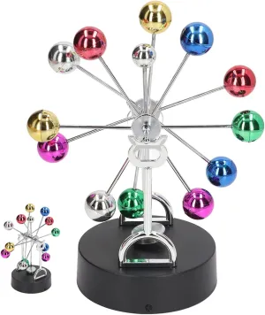Perpetual Motion Machine Ferris Wheel Balance Desk Toy Electronic Perpetual Motion Desk Toy Home Decoration USB Battery Dual Use Ferris Wheel Balance Toy Tabletop Decorative Ornaments