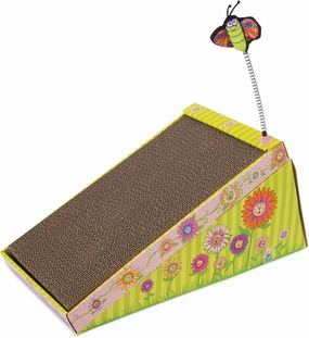 Petmate FAT CAT Big Mama's Scratch 'n Play Ramp Reversible Cardboard Toy