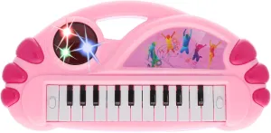 Pink Keyboard Musical Toy Piano Lights and Sounds Kids Ages 3 and Up