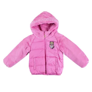 Pink Teddy Bear Puffer Jacket