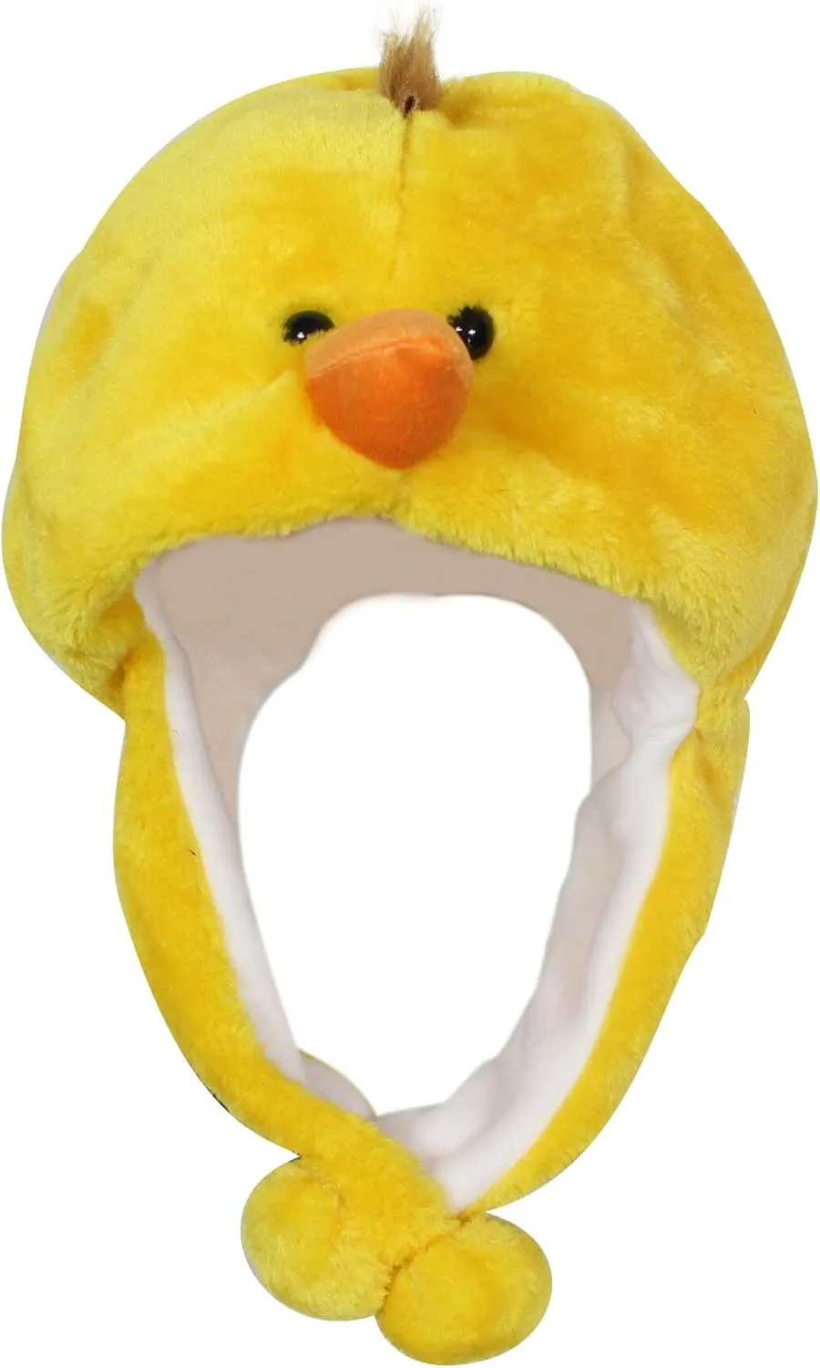 Plush Fun Animal Hats One Size Cap Polyester With Fleece Lining