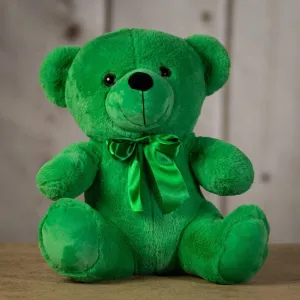 Plush Toys Wanderland Spring Green Colorama XL Teddy 14 inch Bear Plush, Soft Stuffed Animal for Kids, Large Cuddle Toy, Gift for Toddlers, Adorable Green Bear Plushie for Playroom or Nursery