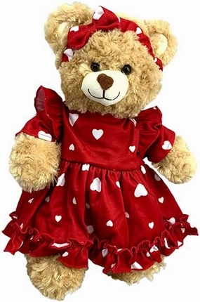 Plush Toys Wanderland Lotta Love Dress with Headband for 14-18 Inch Stuffed Animal – Plush Clothes Outfit with Lotta Skirt, Dress-Up Costume for Teddy Bears, Plush Toys Cute Accessory for Kids