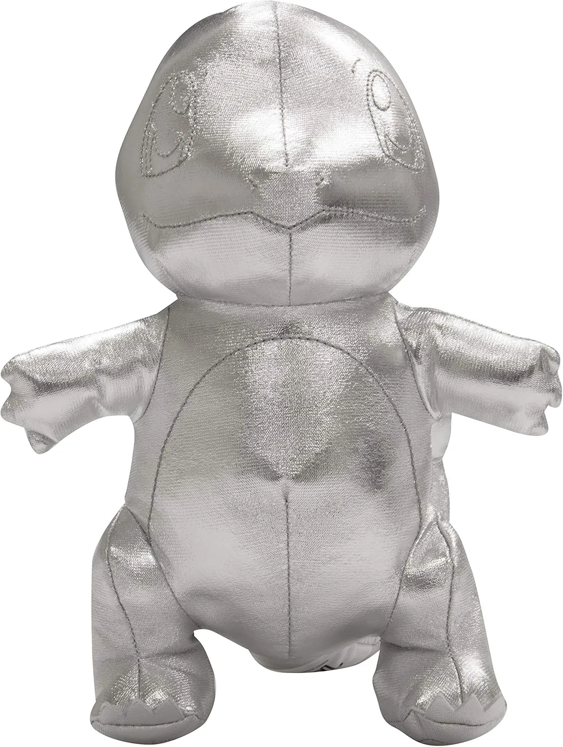 Pokemon 8" Silver Charmander 25th Anniversary Plush - Limited Edition - Officially Licensed - Authentic Stuffed Animal Toy Figure - Easter Basket Stuffer Gift for Kids, Boys, Girls - 2 