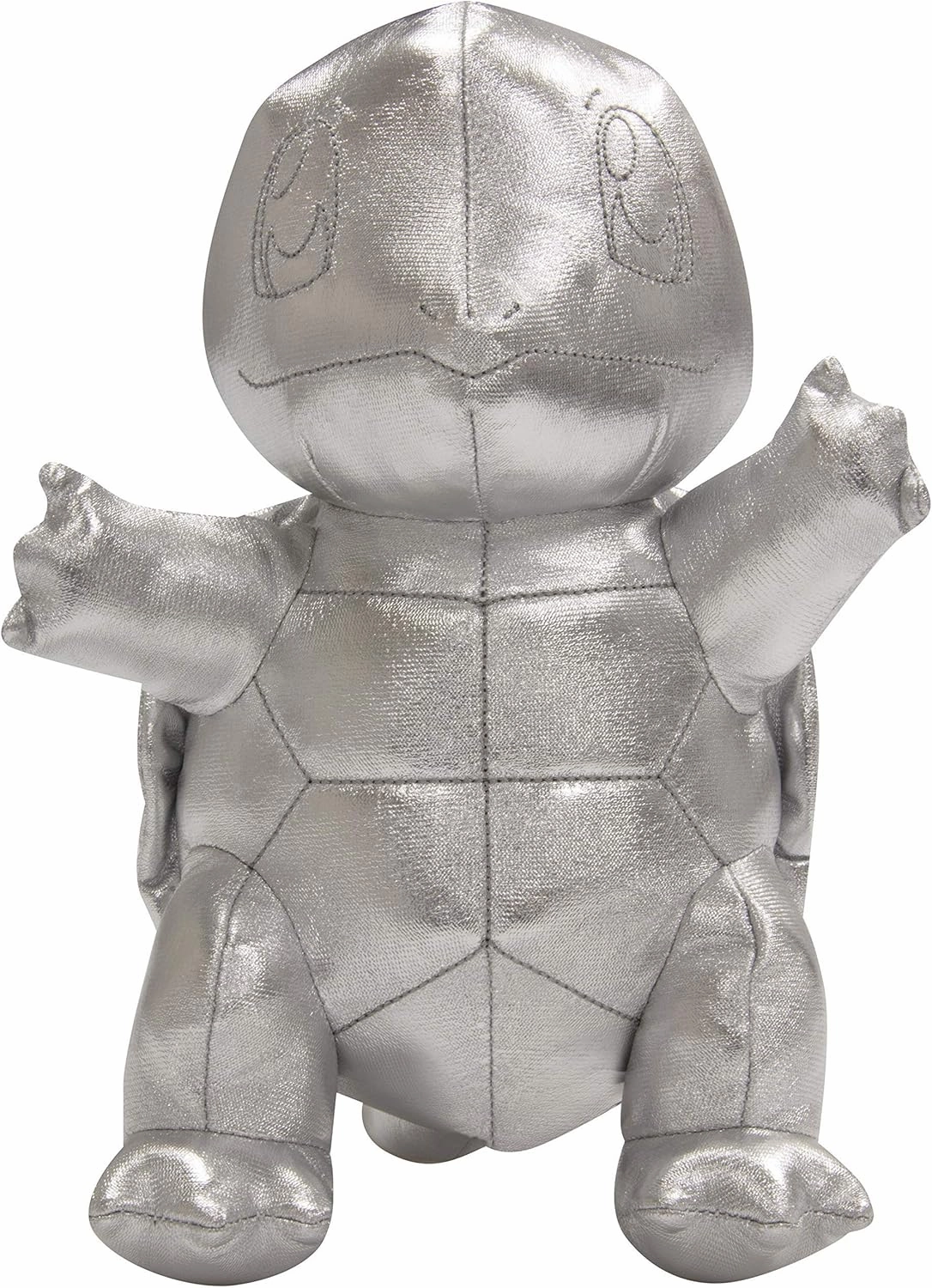 Pokemon 8" Silver Squirtle 25th Anniversary Plush - Limited Edition - Officially Licensed - Authentic Stuffed Animal Toy Figure - Easter Basket Stuffer Gift for Kids, Boys, Girls - 2 
