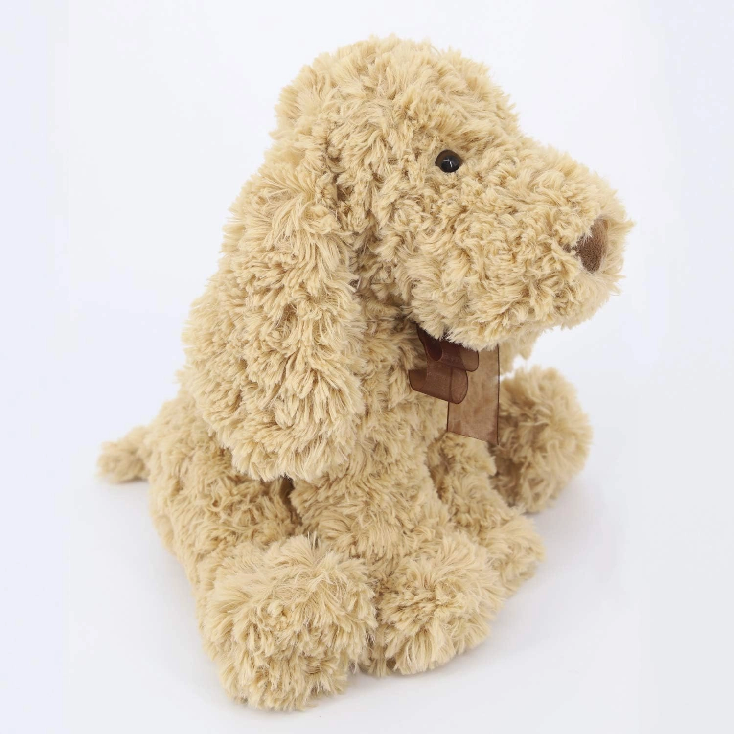 Poodle Puppy Goldendoodle Stuffed Animal, Adorable Toy Dog Labradoodle Plush for Kids Boys Girls Birthday Easter Nursery Bedtime Gift, 11.8“ Golden