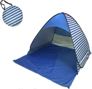 Portable Camping Tent Outdoor Automatic Quick Open Tent 2-3 Persons Beach Tent for Sun Shelter Travel Outdoor Hiking