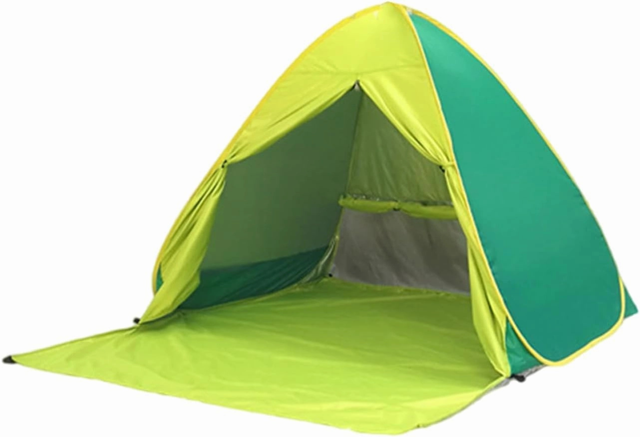 Portable Camping Tent Outdoor Automatic Quick Open Tent 2-3 Persons Beach Tent for Sun Shelter, Travel, Outdoor Hiking