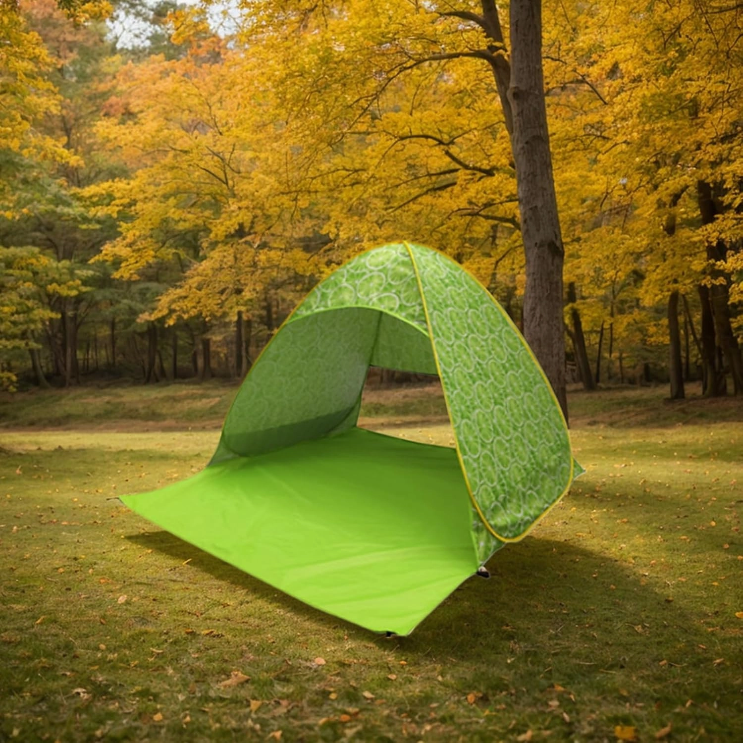 Portable Camping Tent Outdoor Automatic Quick Open Tent 2-3 Persons Beach Tent for Sun Shelter Travel Outdoor Hiking