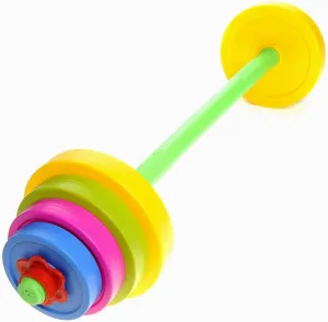 PowerTRC Barbell Kids Weight Set - Adjustable Toddler Weight Set & Kids Workout Equipment for Beginner Gym Exercise, Fitness, Ideal for Weightlifting & Powerlifting Training