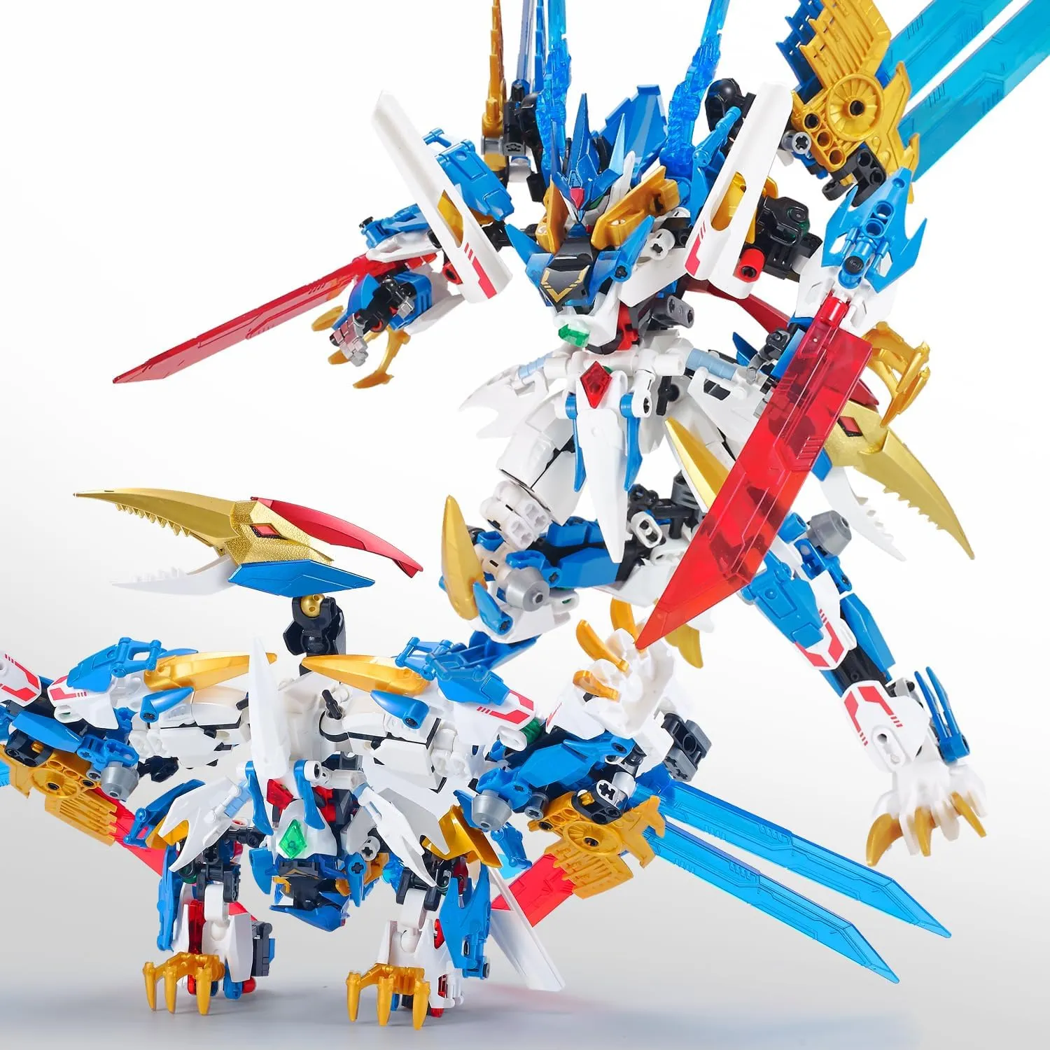 Pterodactyl Mech 2-in-1 Transforming Robot Building Sets，Technic Dinosaurs Building Block Model, Mecha Action Figures Building Kits, Birthday for Boys, Adult Age 8-12 (Pterodactyl)
