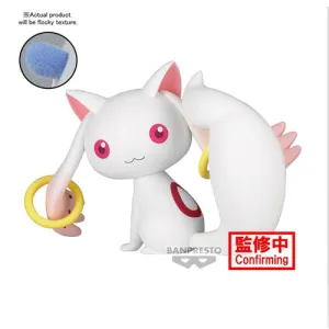 Puella Magi Madoka Magica Movie Rebellion Kyubey Banpresto FLUFFY PUFFY Action Figure