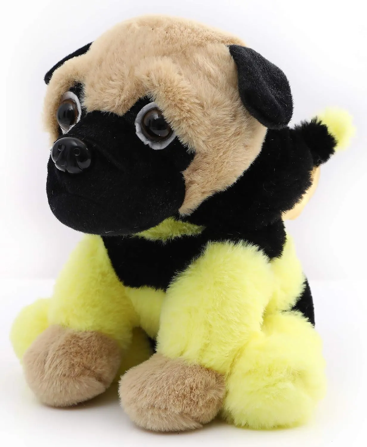 Pug Bumblebee Stuffed Animal Dog Wearing Bumble Bee Costume Plushies Pug Dressed as Funny Bumblebee Plush Toys for Kids Stuffed Puppy Animals Gift for Lover 12 Inch