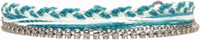 Pura Vida Bracelets Laguna String & Chain Bracelet Stack for Women
