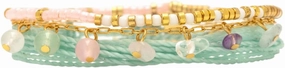 Pura Vida Bracelets Pack Bermuda Style Pack - 3-Piece Handmade Bracelet Stack