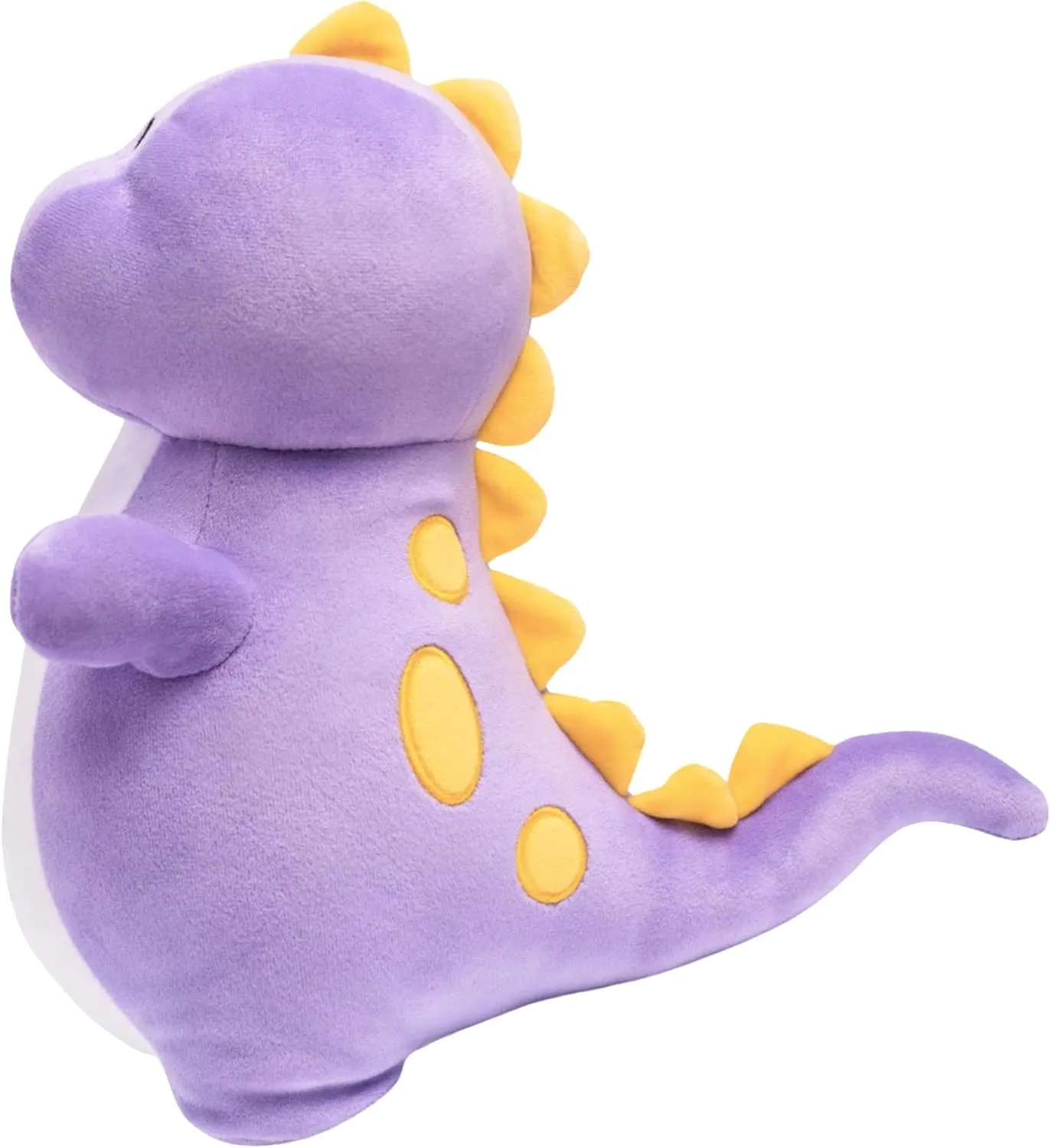 Purple Cute Soft Dinosaur Stuffed Animal Plush Toy - Pillow Plushies for Children, Kids, Girls, Boys - Cuddly Kawaii Squishy Dino for Gifts, Birthdays, Party 11”x 11” - Raven
