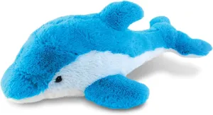 Puzzled DolliBu Plush Dolphin Stuffed Animal - Soft Huggable Marine Blue Dolphin, Adorable Playtime Dolphin Plush Toy, Cute Sea Life Cuddle Gift for Kids & Adults - 18 Inch