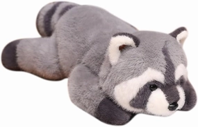 Raccoon Weighted Stuffed Animals,17.7 Inch Raccoon Plush Toy Doll,Stuffed Raccoon Plush Pillow Cute Weighted Raccoon Plushies Toys for Kids Boys Girls Birthday Gift