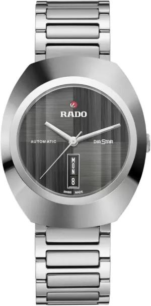 Rado DiaStar Original Grey Dial with Date Display, Ceramos Bezel and Swiss Automatic Movement
