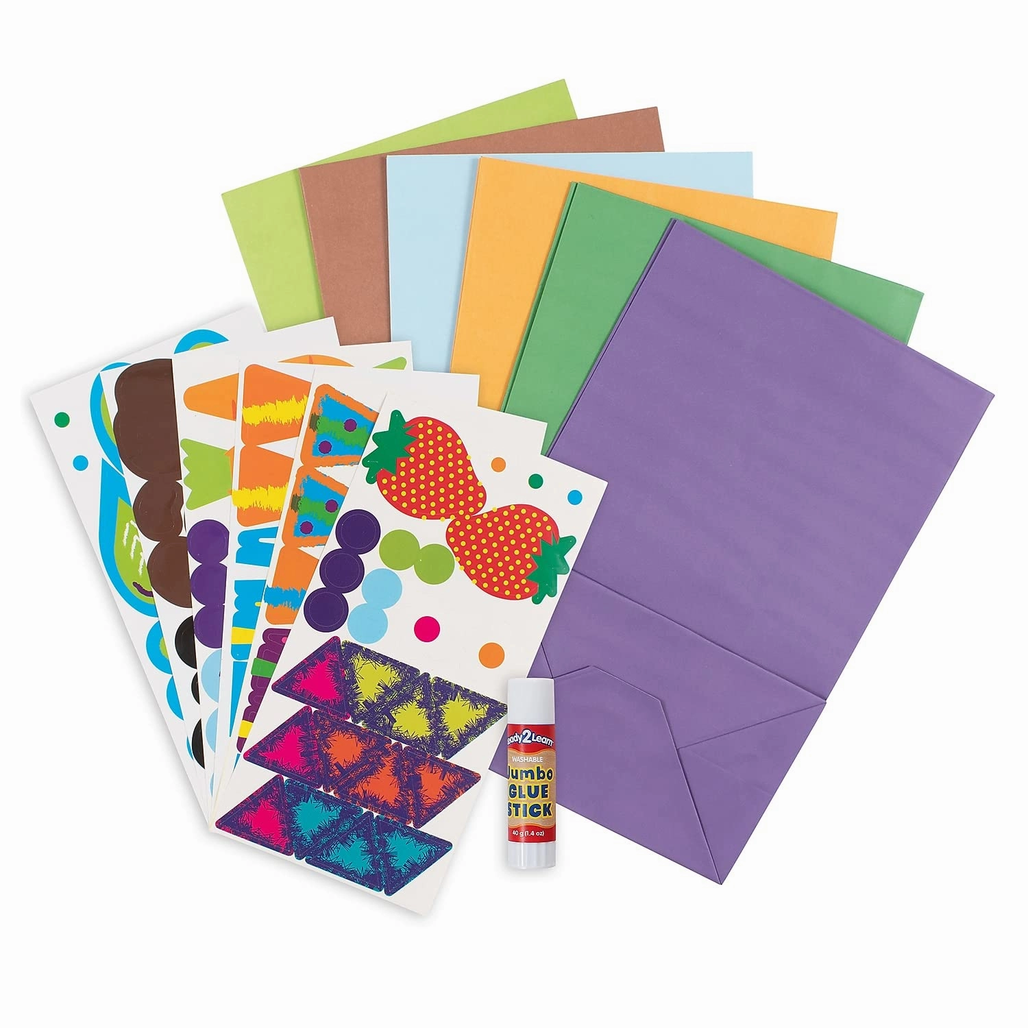 READY 2 LEARN Paper Bag Puppet Pets - 238 Pieces - 6 Animals - Puppet Making Kit for Kids Ages 3-5 - Inspire Creativity, Storytelling and Role Play