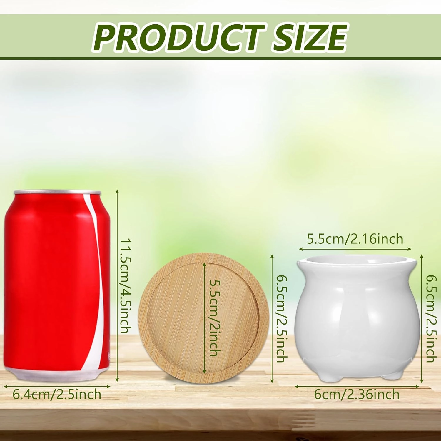 Remerry 12 Pcs Succulent Pots 2.5 Inch Ceramic Small Mini Pots DIY Figurines Paint Easter Gifts Kit Unpainted Ceramic Bisque with Drainage Hole Ready to Paint for Classroom (Smooth Style)