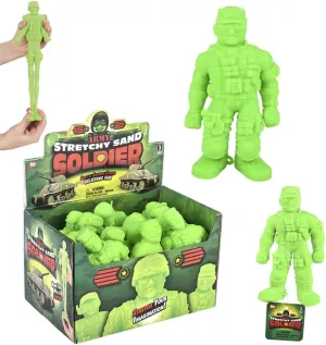 Rhode Island Novelty 6" Stretchy Sand Toy Soldier
