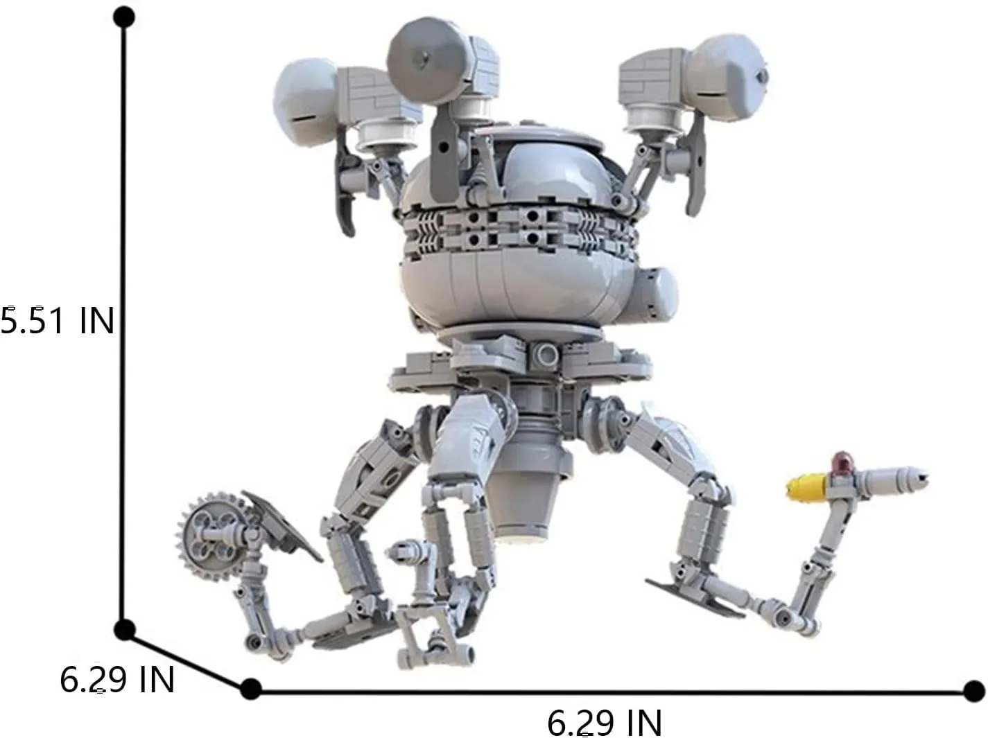 Robot Fall Buidling Block Set, Game Out Figure Model Toy, Idea Building Bricks Birthday Gift for Fans (337 Pcs)
