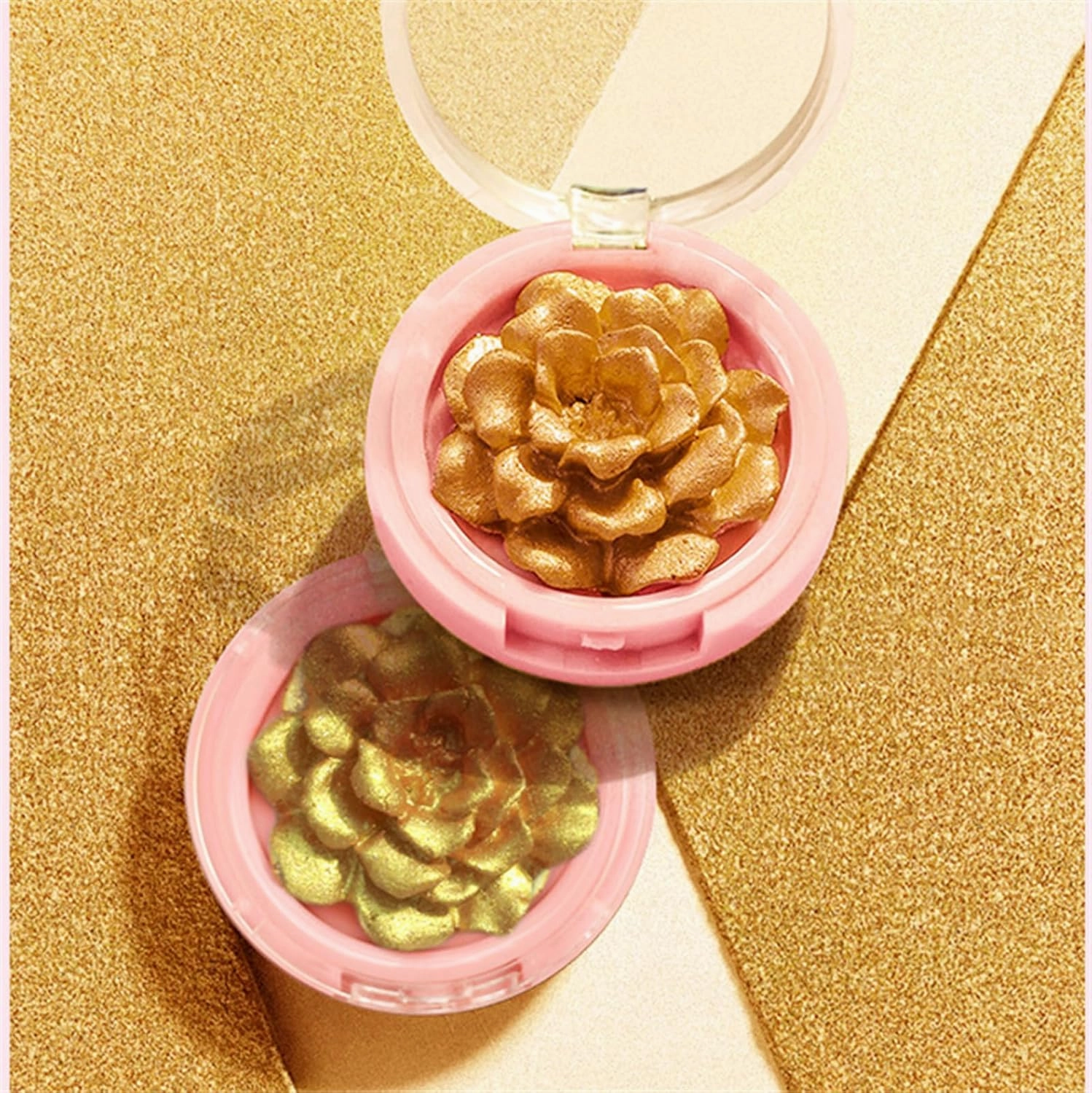 Rose Toy Blush, Rose Blush, Rose Blush Flower Makeup, 3D Rose Blush Highlighter, Body Brightening Face Eye Nose Shadow Three-Dimensional Contouring Blush Powder (06, M)