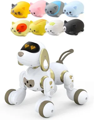 Ruko 1701 Musical Cats Piano Keyboards and 18011 Remote Control Robot Dog Toy
