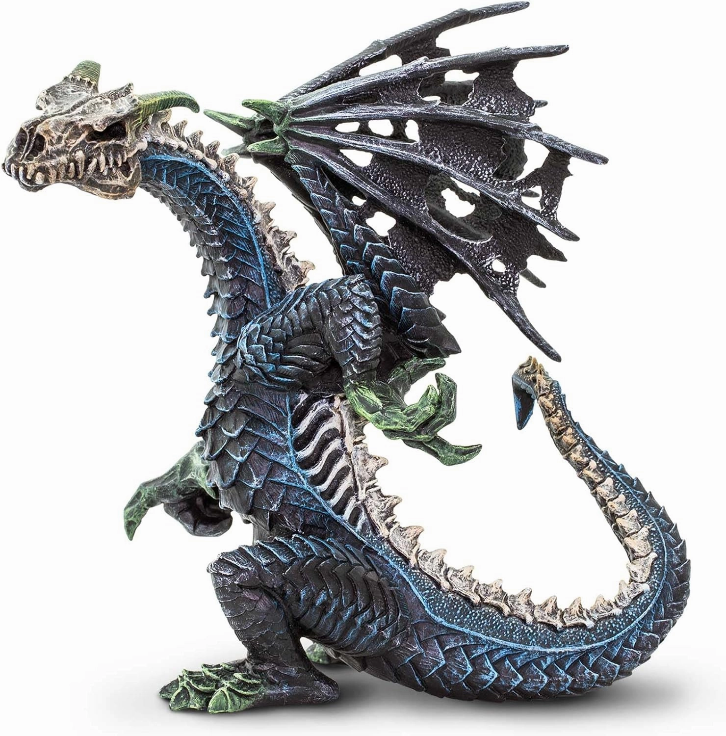 Safari Ltd. Ghost Dragon Figurine - Detailed 5.75" Model Figure - Fun Spooky Fantasy Play Toy for Boys, Girls & Kids Ages 4 