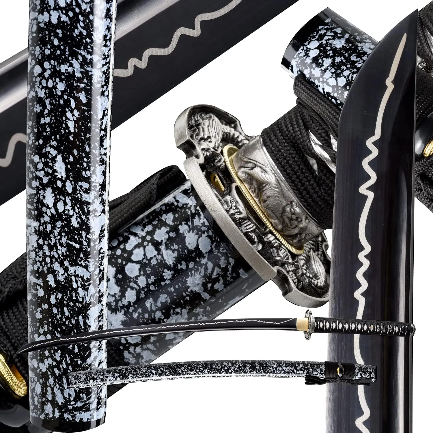 Samurai Sword | Traditional Hand-Forged Katana Swords Authentic Japanese Anime Samurai | High Carbon Steel Katanas Collection Sharp Full Tang