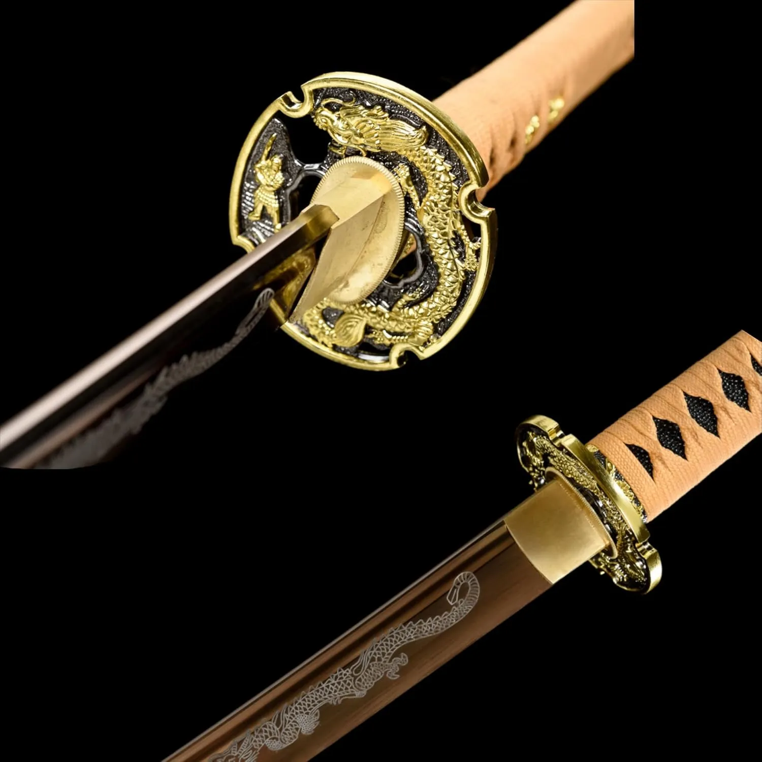 Samurai Sword | Traditional Hand-Forged Katana Swords Authentic Japanese Anime Samurai | High Carbon Steel Katanas Collection Sharp Full Tang